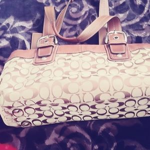 COACH SOHO SIGNIATURE JACQUARD SATCHEL